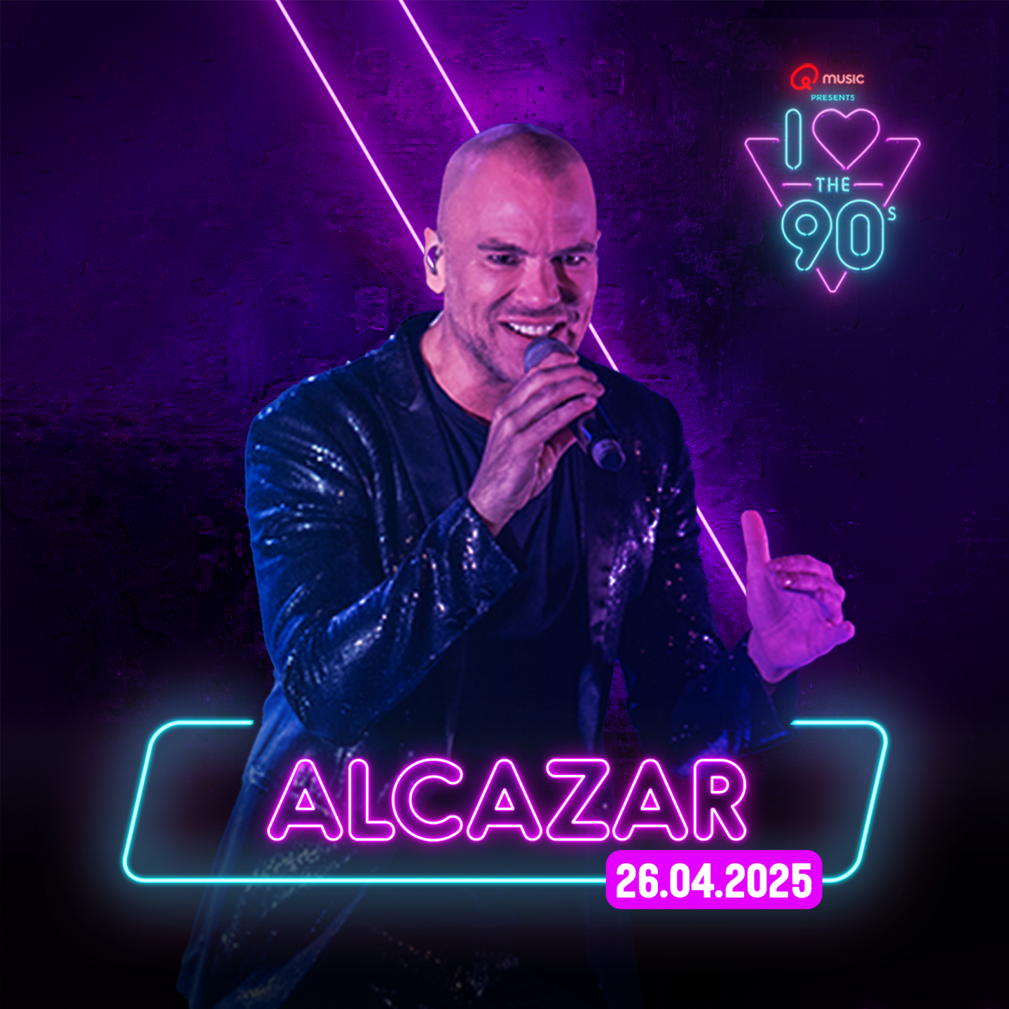 The wait is over, our first name is here!💥 Get ready to dance the night away with the iconic Alcazar!🎶 Hits, nostalgia, and pure 90’s vibes await🕺