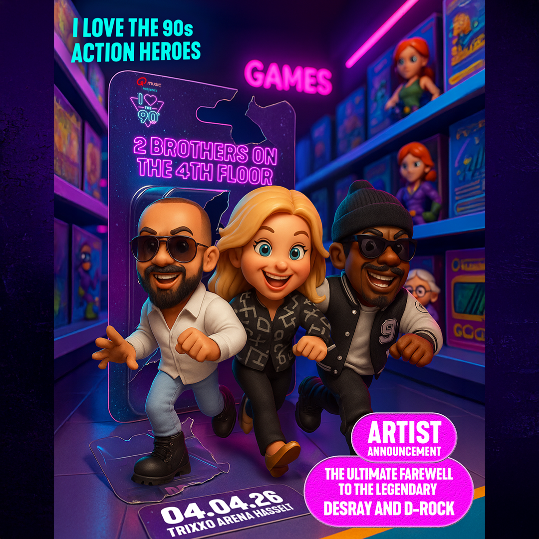 Laatste optreden succesformatie 2 Brothers on the 4th Floor op I love the 90’s – The party 2026 Laatste optreden succesformatie 2 Brothers on the 4th Floor op I love the 90’s – The party 2026