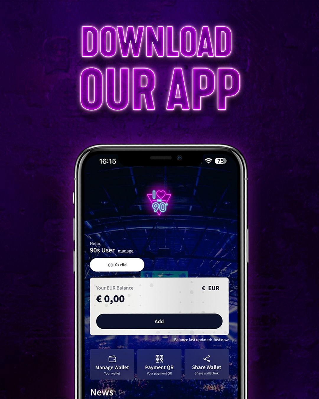 Download de I love the 90's app